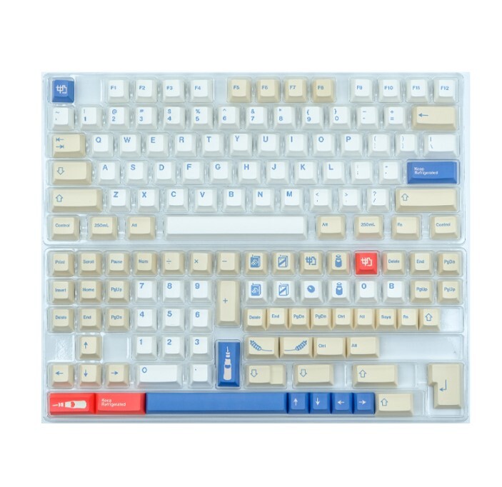 AG - 豆奶 MOA/KOA/GMK 高度140鍵 Key Caps