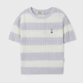 [S] WHO.A.U Melange Purple WHKAF2401F75 Steve Round neck, WHKAF2401F75 (SWAU558)