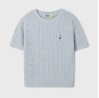 [S] WHO.A.U Melange Blue WHKAF2401FBV Steve Round neck, WHKAF2401FBV (SWAU559)