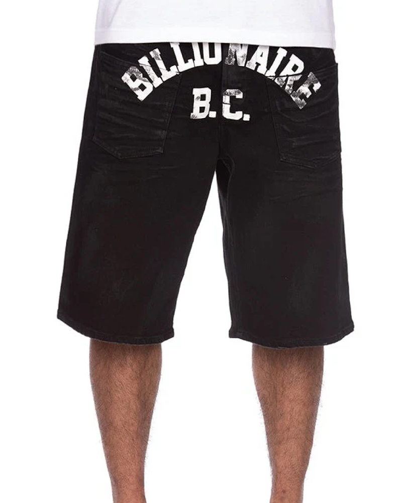 BB OFF WORLD JEAN SHORTS (LONG/WIDE LEG)