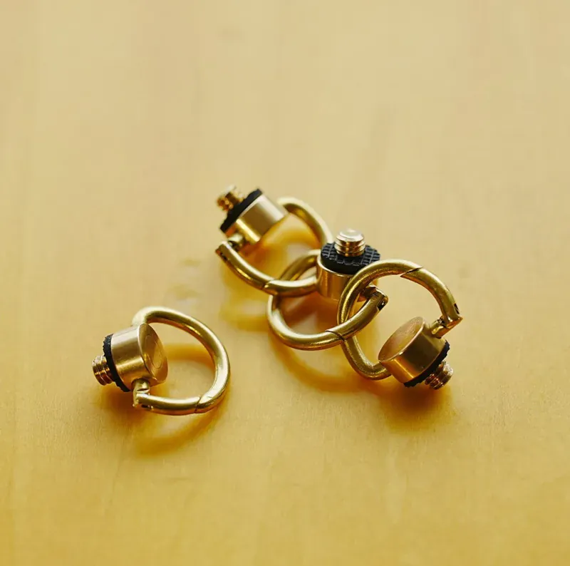 【38explore】Dsnap 黃銅開口D環