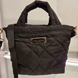 [S] MARC JACOBS BLACK M0016681-001 QUILTED TOTE BAG, 191267863146 (SMJ547)