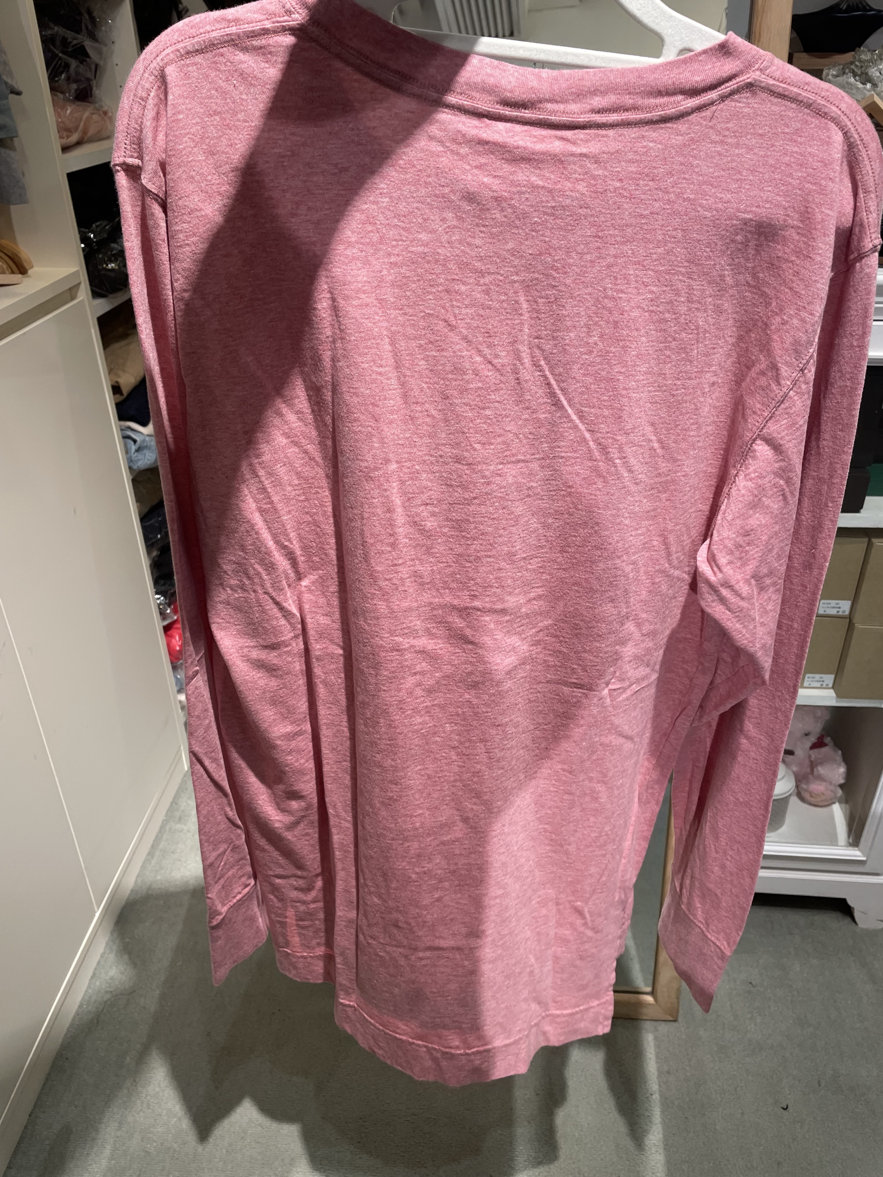 WESTWOOD RED LABEL 粉紅色闊身長袖