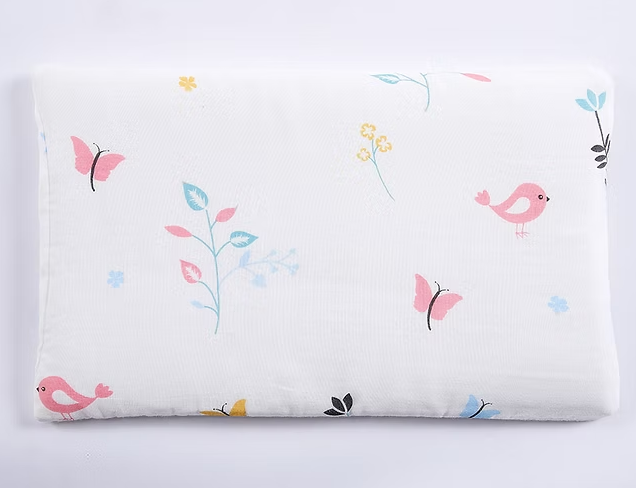 Lenny World LW1048 嬰兒紗布枕頭 - 清晨小鳥