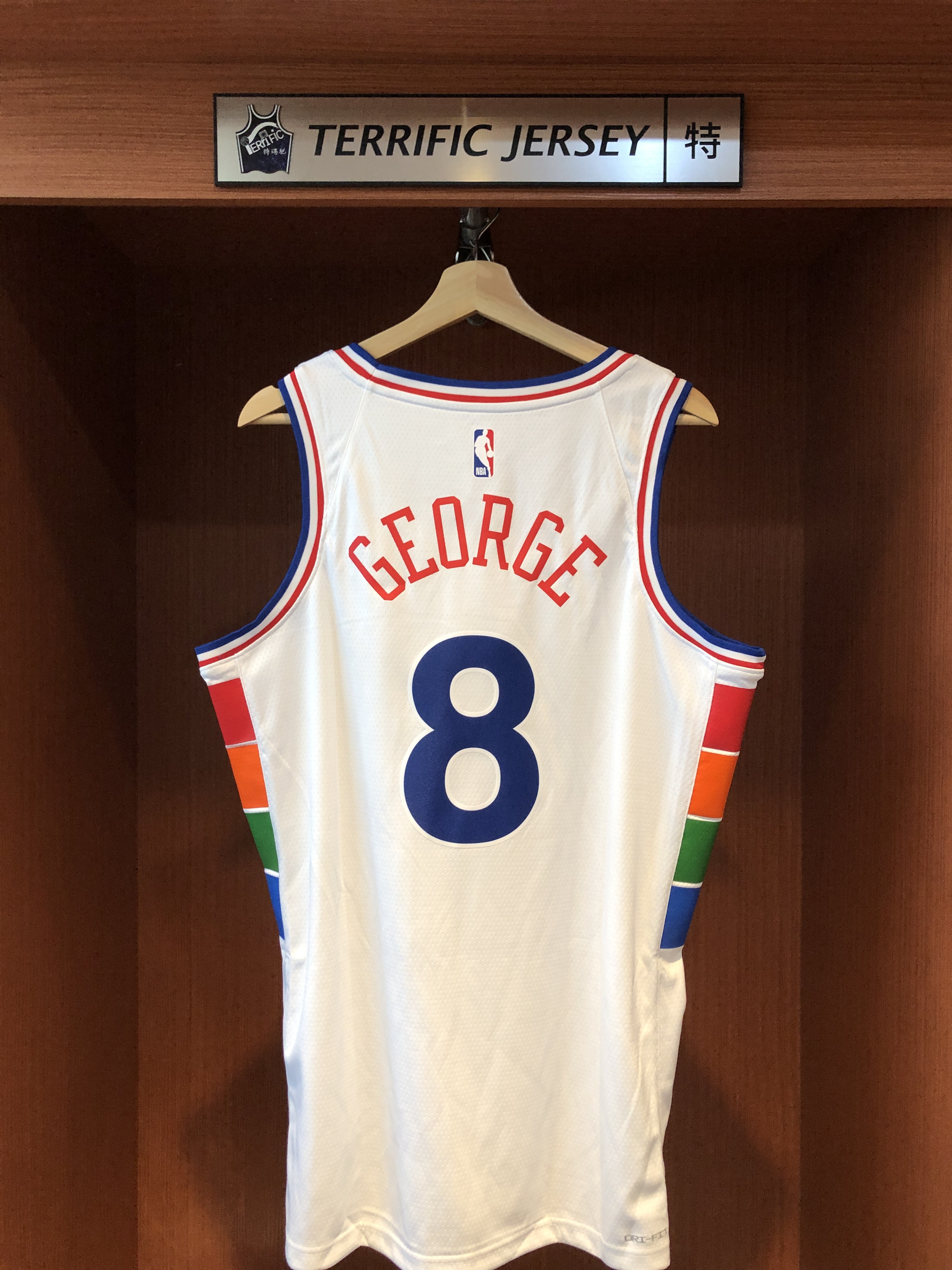 NBA球衣 Paul George 費城七六人城市 City Nike Swingman 球迷版 熱轉印 全新