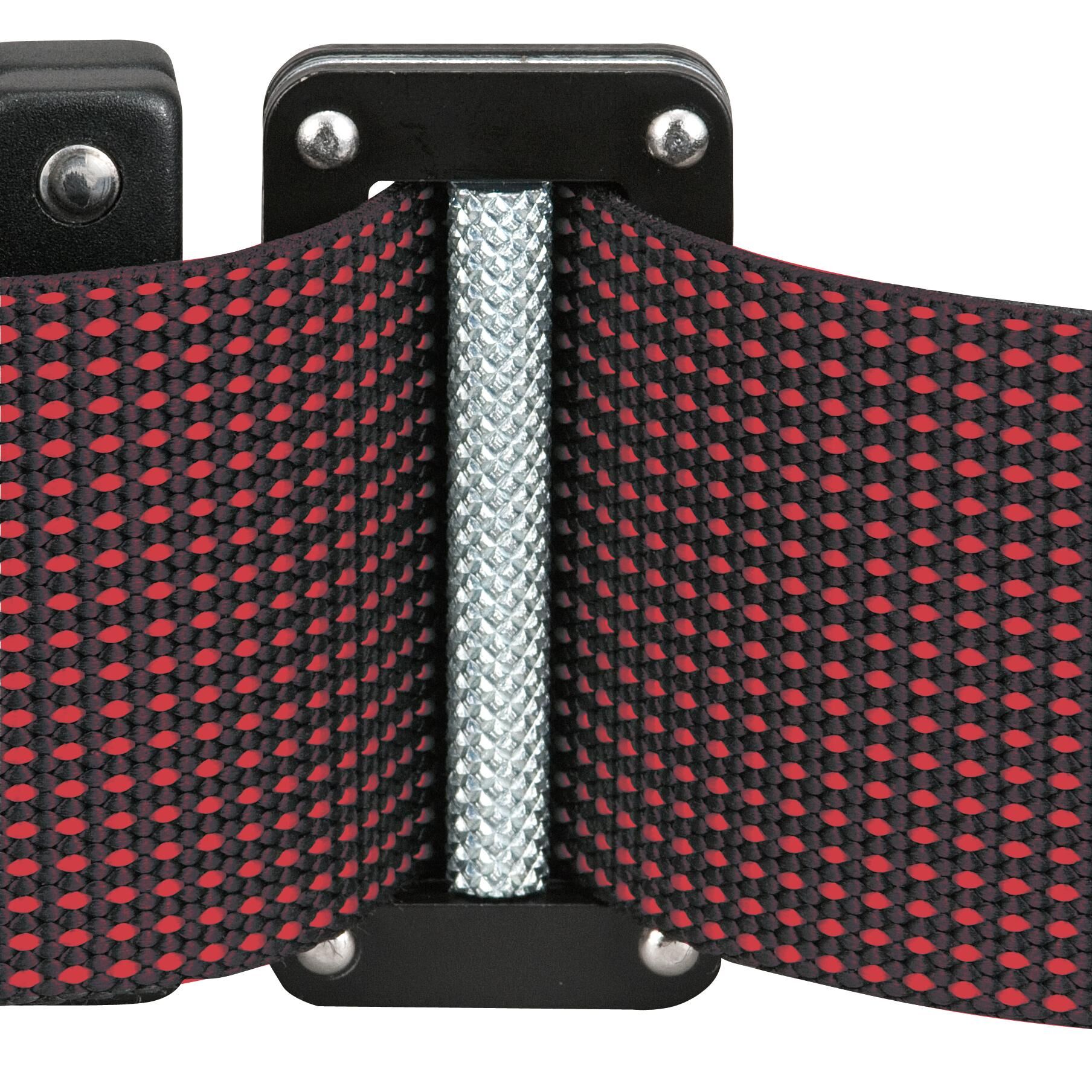 TAJIMA 鍛造鋁插扣式S腰帶 L 點點紅BWL145-DRE