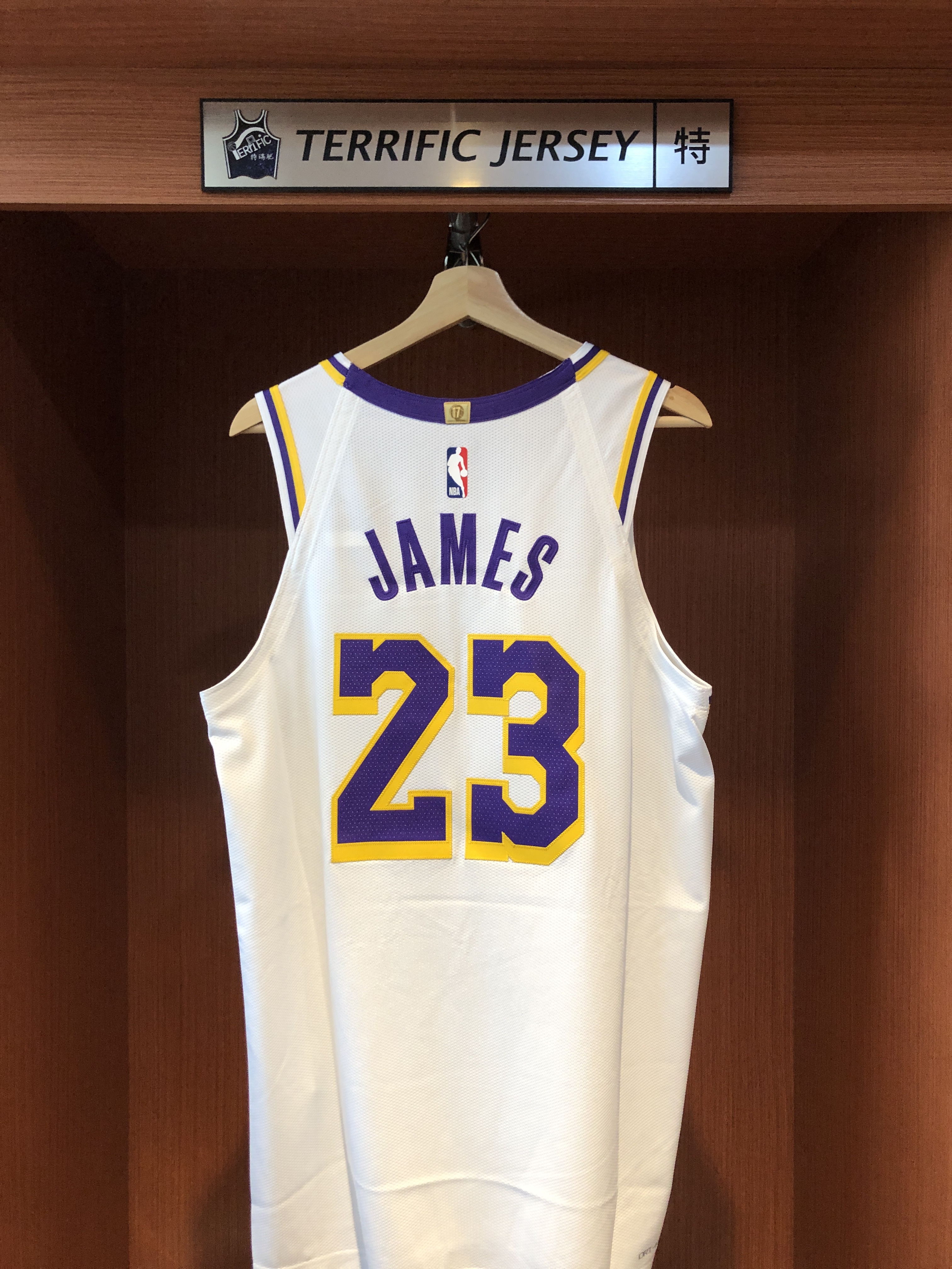 NBA球衣 Lebron James 洛杉磯湖人白 Association Nike Authentic 球員版 電繡 全新