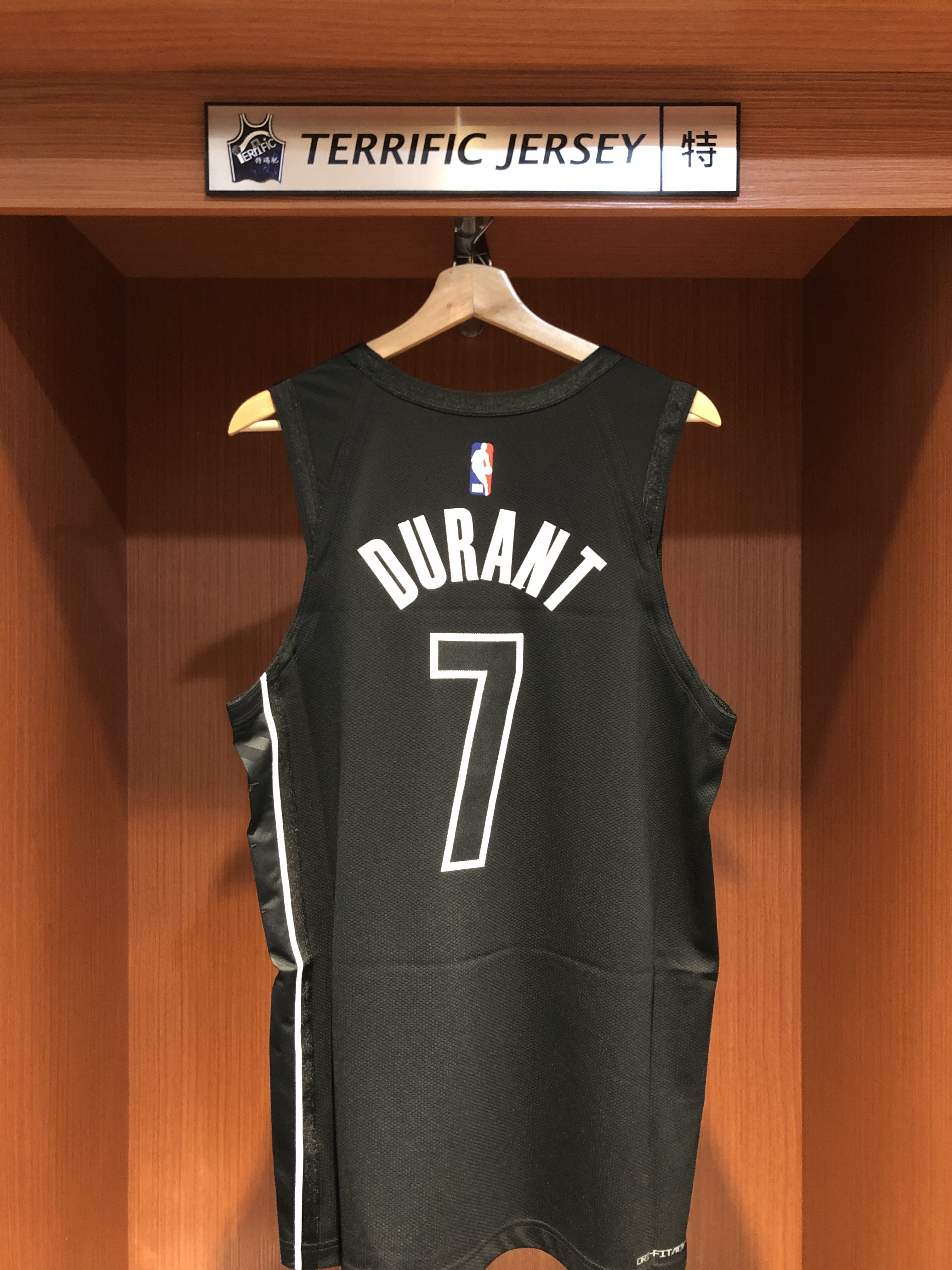 NBA球衣 Kevin Durant 布魯克林籃網黑星 Statement Jordan Authentic 球員版 電繡 全新