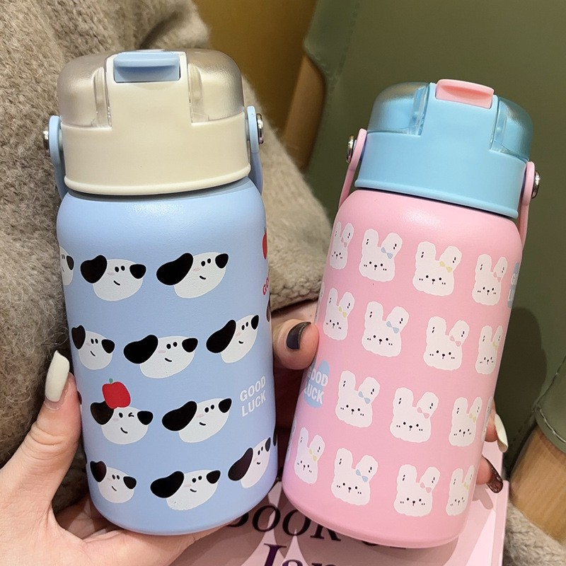 500ML Korean Cute Animal 316 Stainless Steel Thermos Bottle