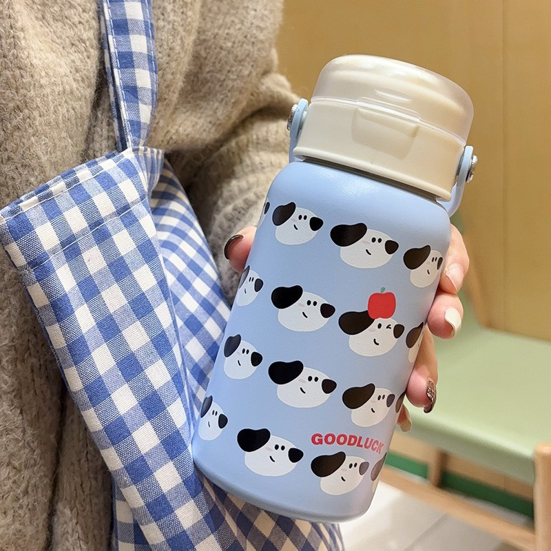 500ML Korean Cute Animal 316 Stainless Steel Thermos Bottle