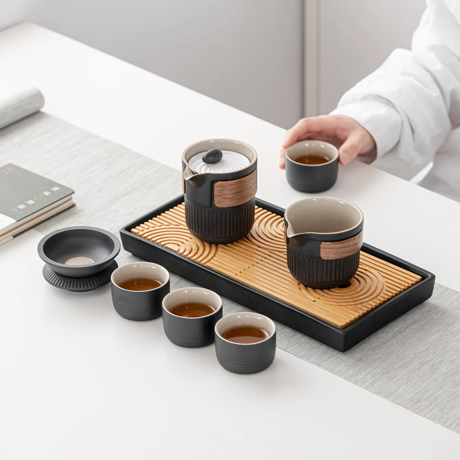 ZESEE | Black 茶具组(枯山水套裝)