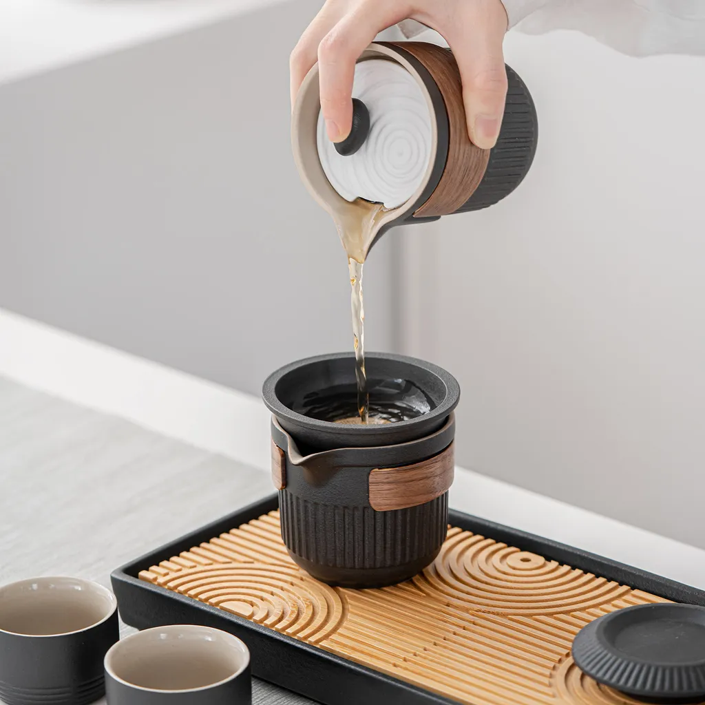 ZESEE | Black 茶具组(枯山水套裝)
