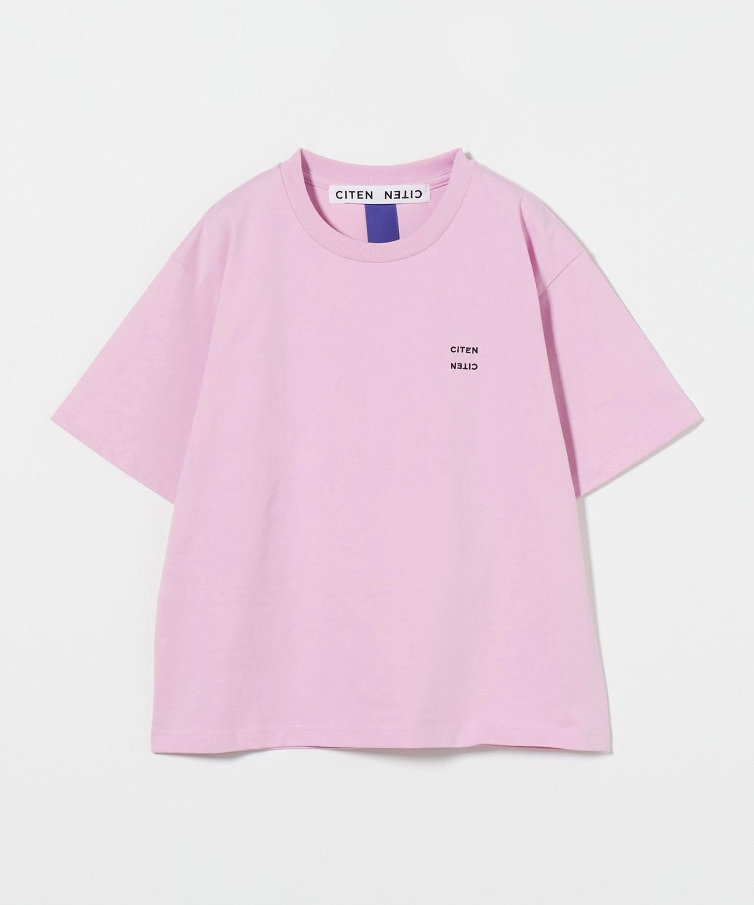 預購┃日本 CITEN 女款 厚磅 寬版 刺繡 小LOGO T恤 短袖
