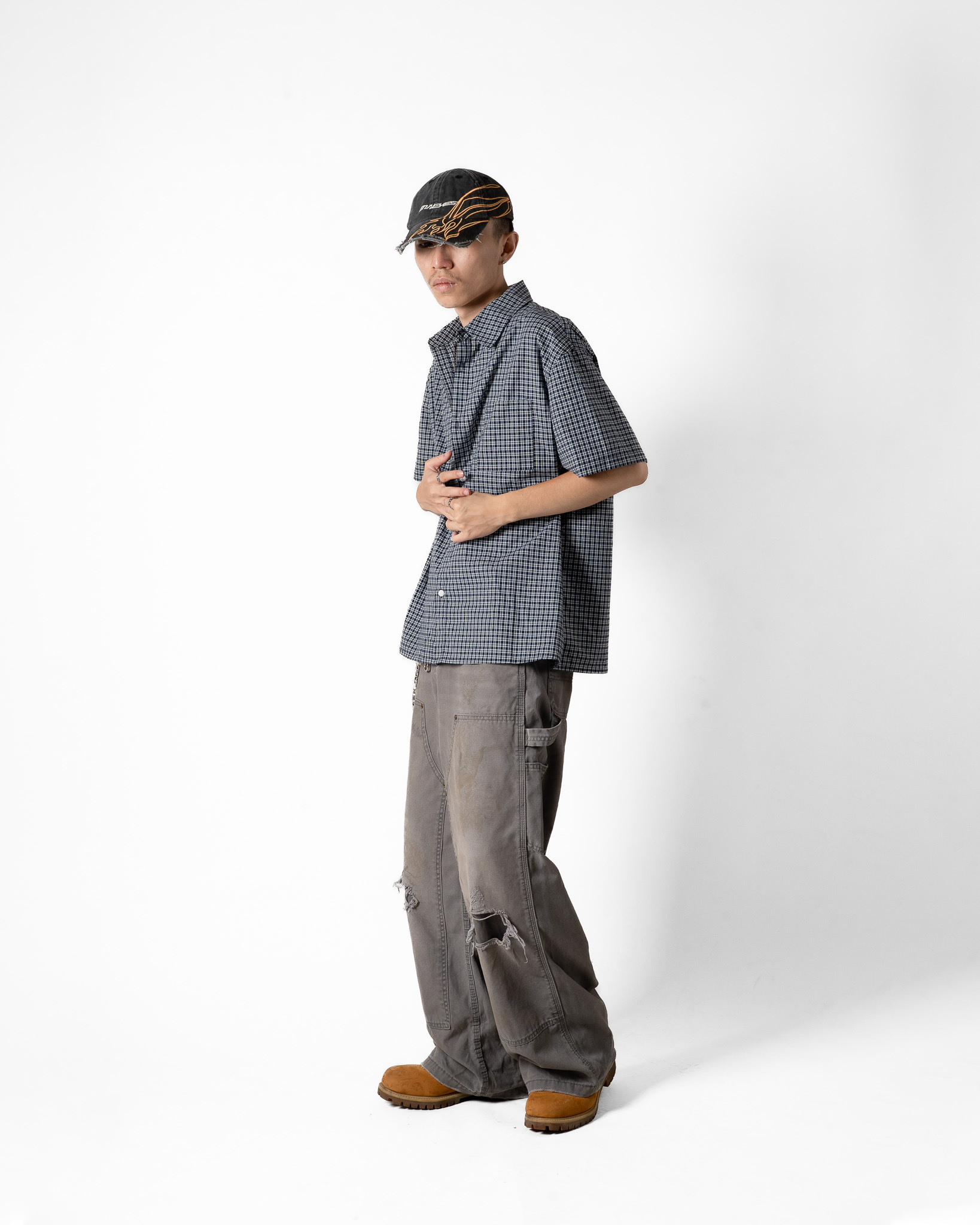 OurPick Washed Chino Pants 美式做舊破壞長褲 2色