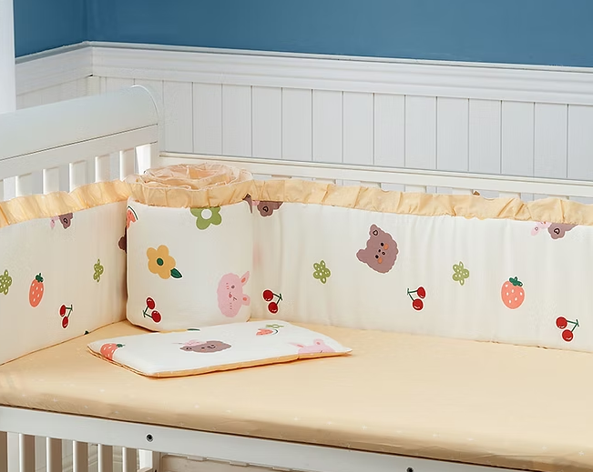 Lenny World LW1058 嬰兒全棉貢緞床圍 - 好友時光