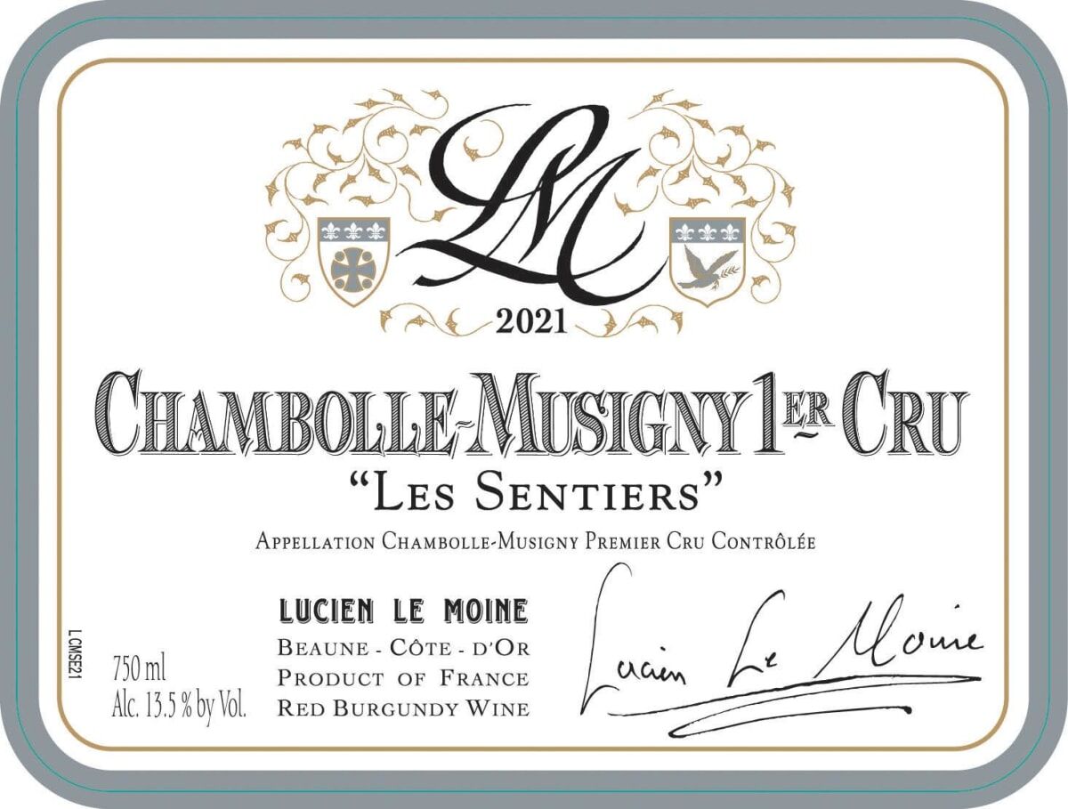 Lucien le Moine Chambolle Musigny 1er Cru Les Sentiers 2021