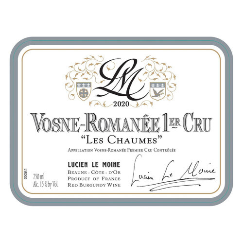 Lucien le Moine Vosne Romanee 1er Cru Les Chaumes 2020 (BH93)