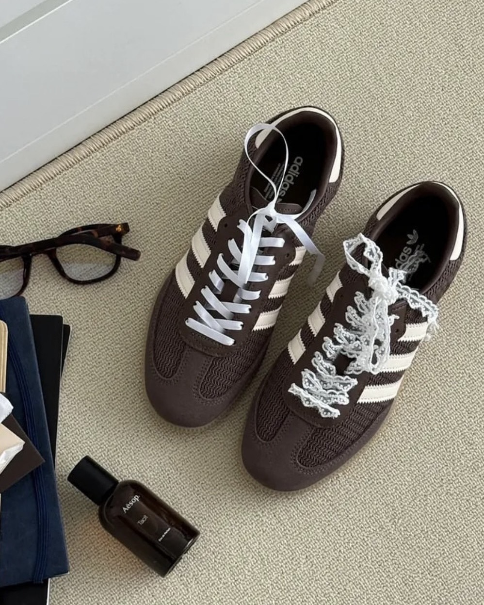 Adidas Originals Samba 巧克力鬆餅 德訓鞋 焦糖底 編織 可可色