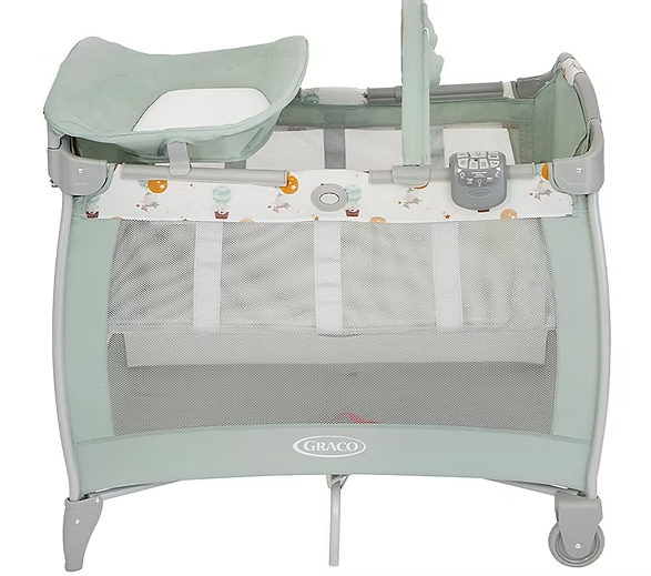 Graco GA2208630 CONTOUR® ELECTRA 嬰幼兒安撫遊戲床連更換台 - 空中漫遊