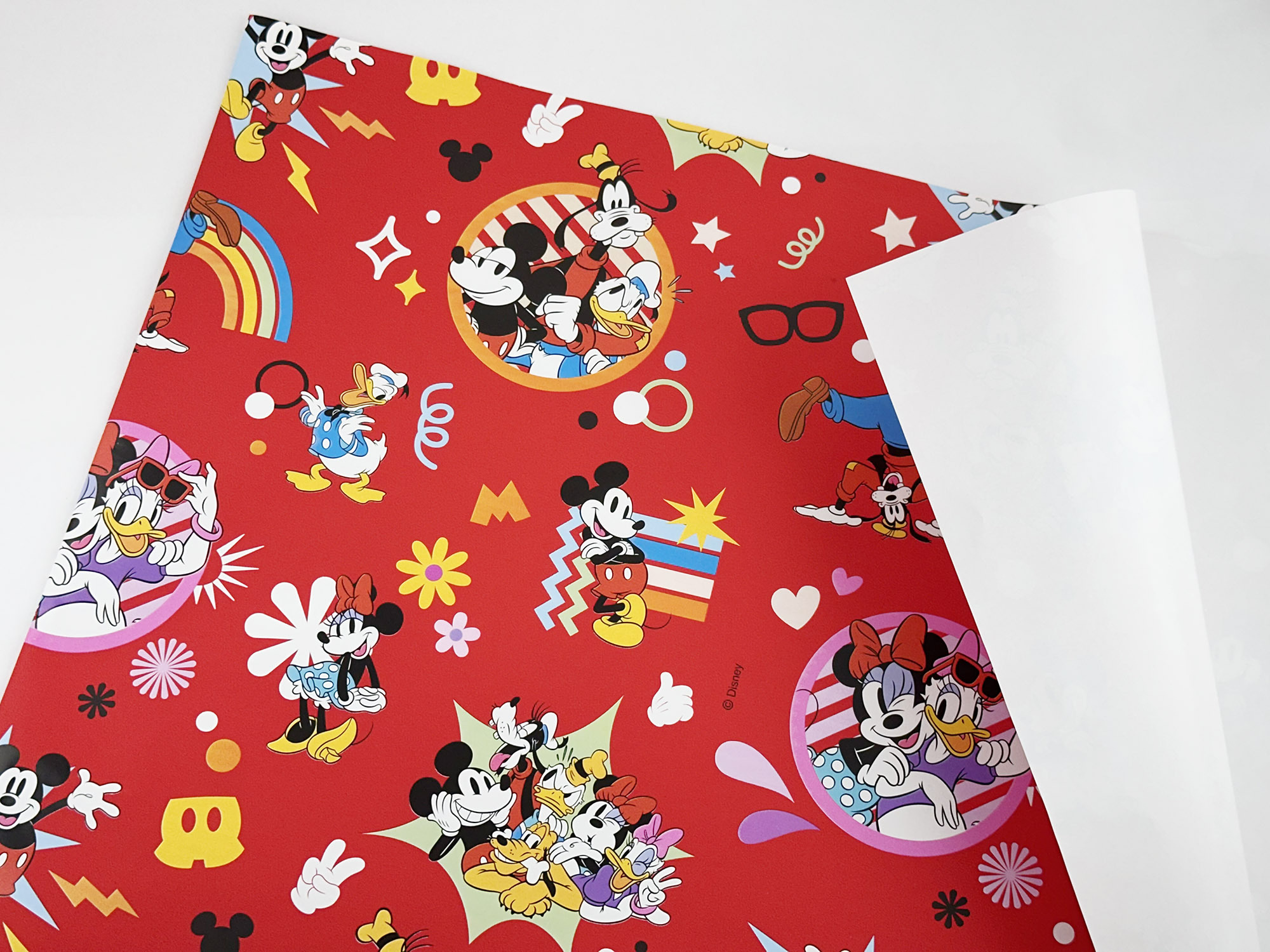 歡樂米奇和朋友們/正版授權/瑞士進口包裝紙 兩款尺寸