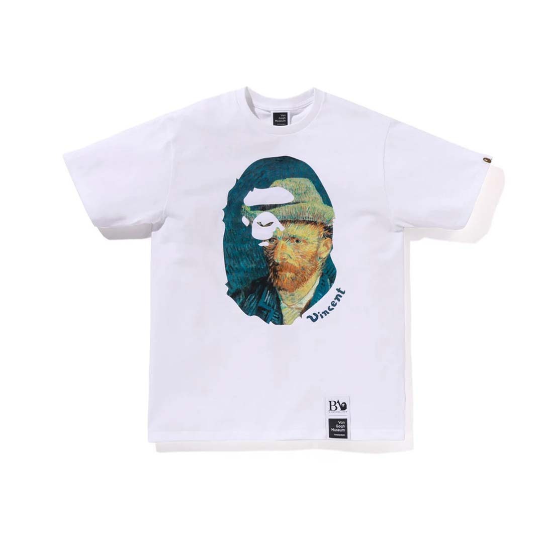 2025SS BAPE VGM APE HEAD CANVAS ART TEE VAN GOGH 梵谷 聯名 限定 短T 現貨