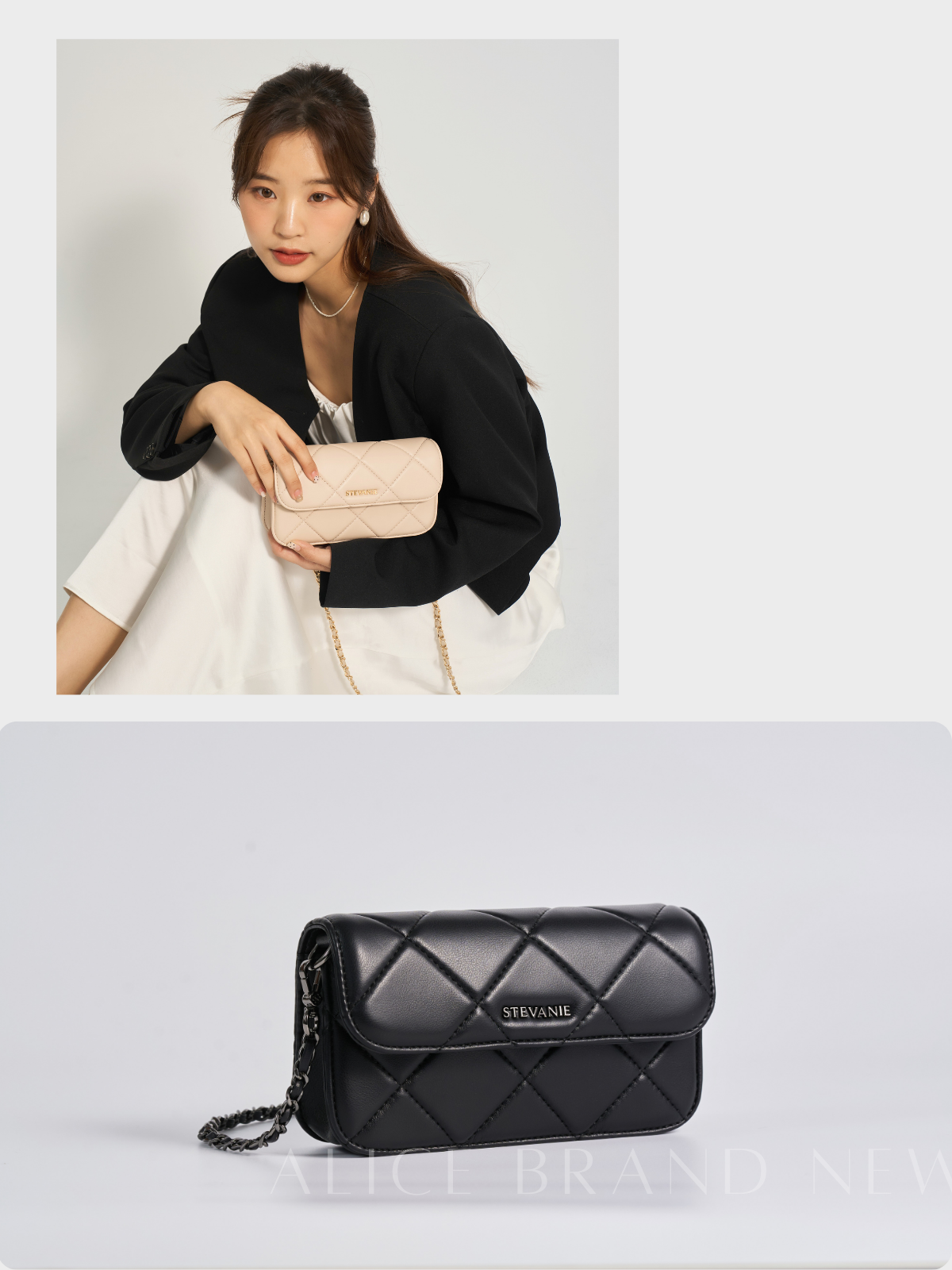 STEVANI愛麗絲鏈條WOC包
