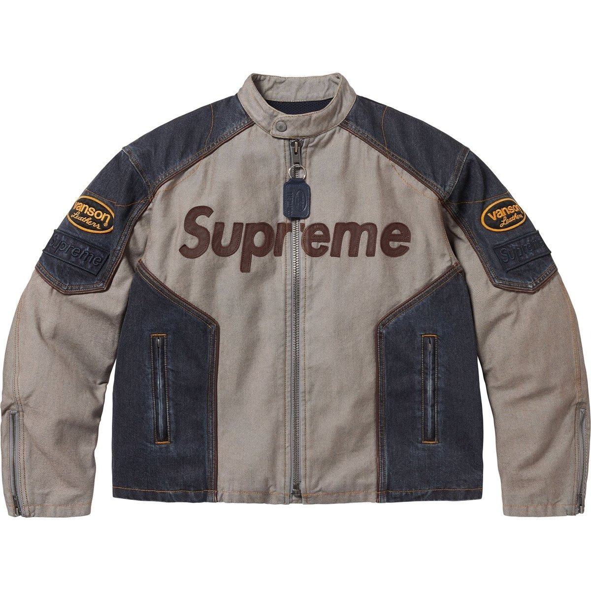 2025SS SUPREME Vanson Leathers Cordura Cotton Jacket 超熱門 限量 機車 夾克 皮革 帆布 外套 現貨