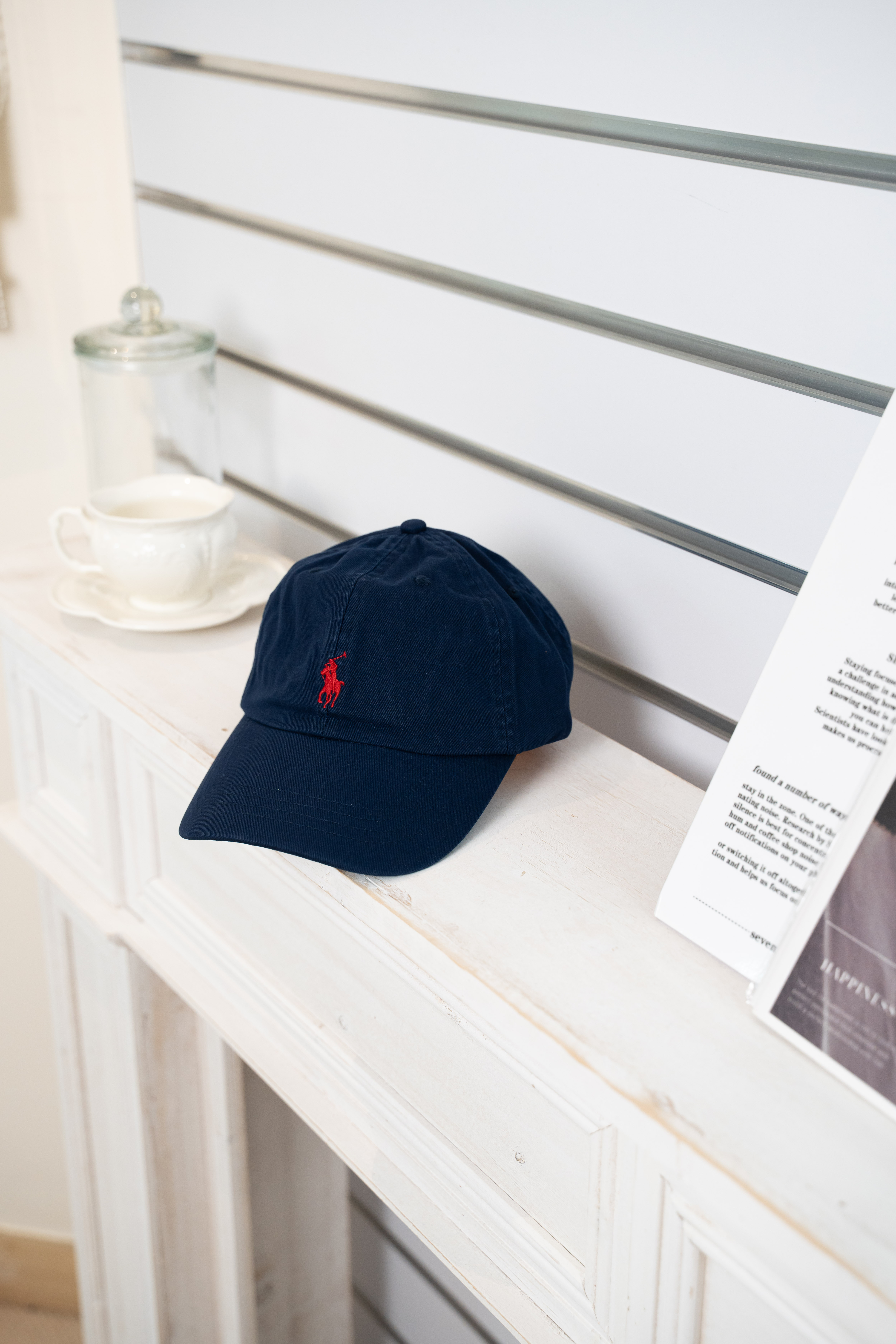 Polo Ralph Lauren 棉質標誌刺繡 棒球帽 深藍色