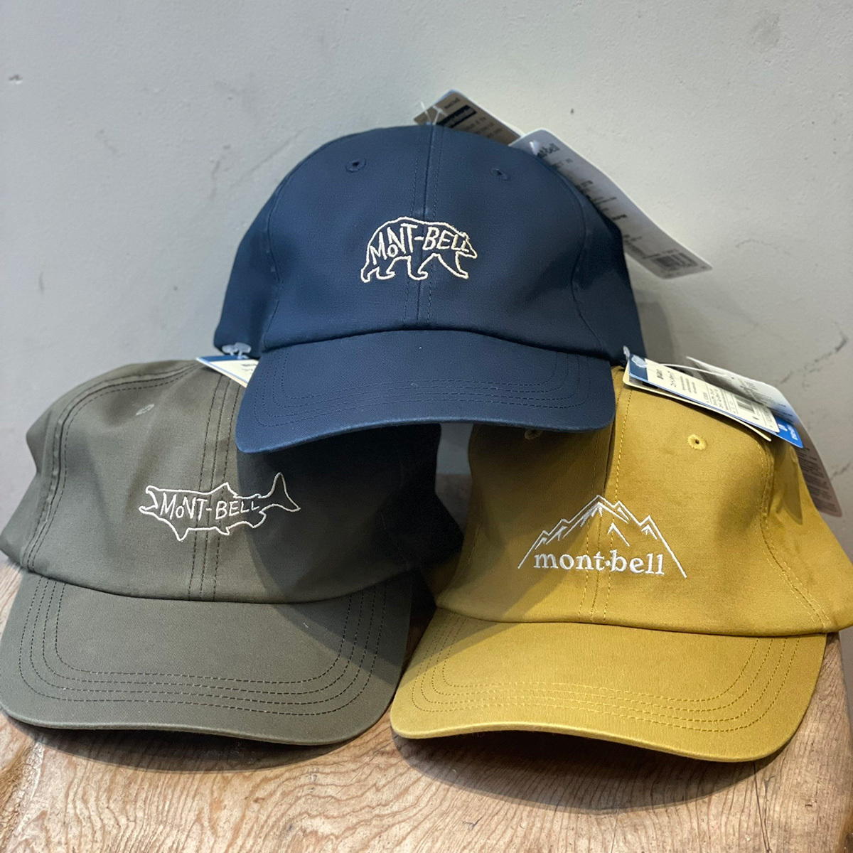Mont-bell Washed Out Stretch Cotton Smooth Cap 棒球帽 (3款選擇) [HappyOutdoor]