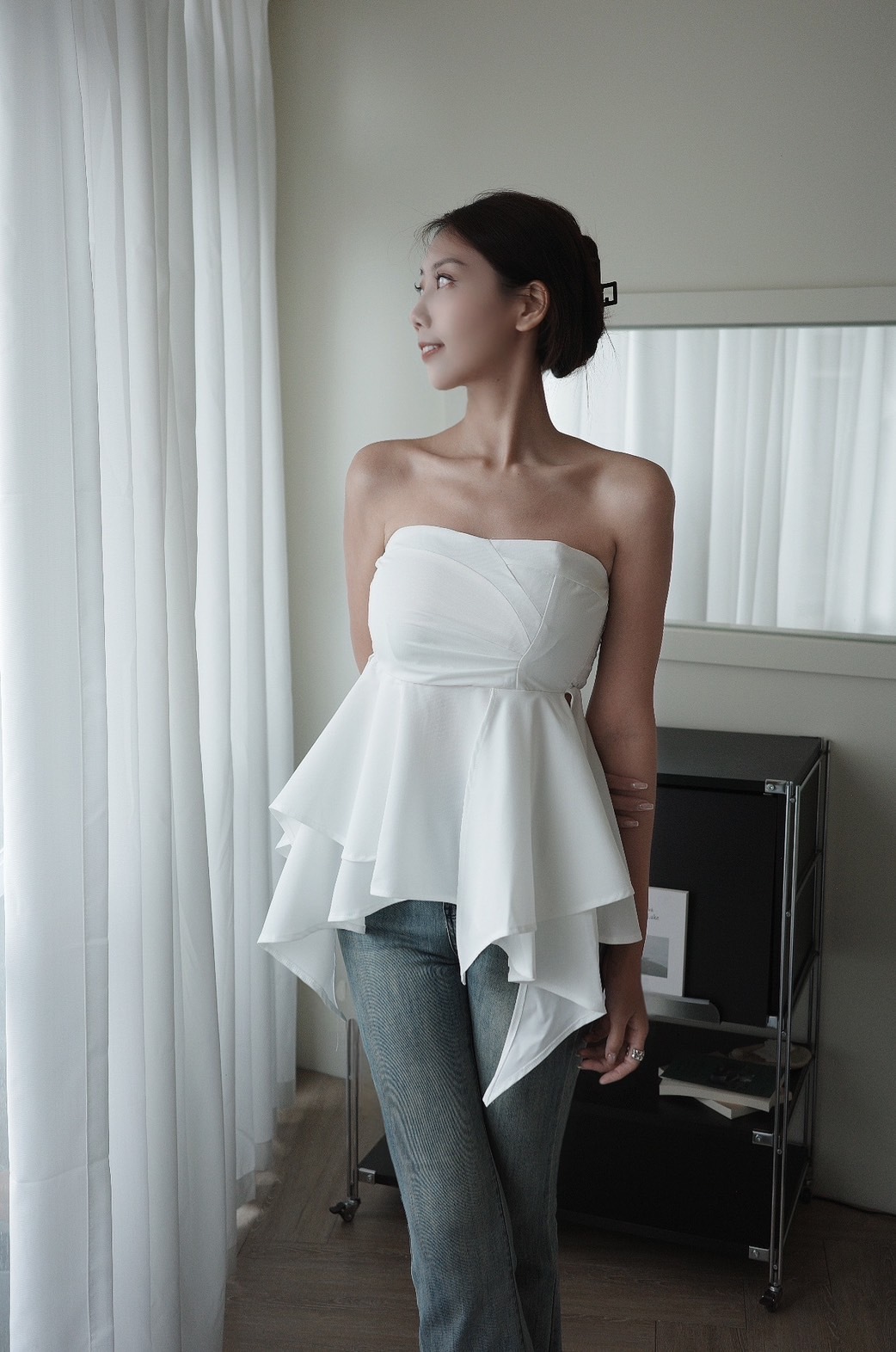 法式優雅平口背心