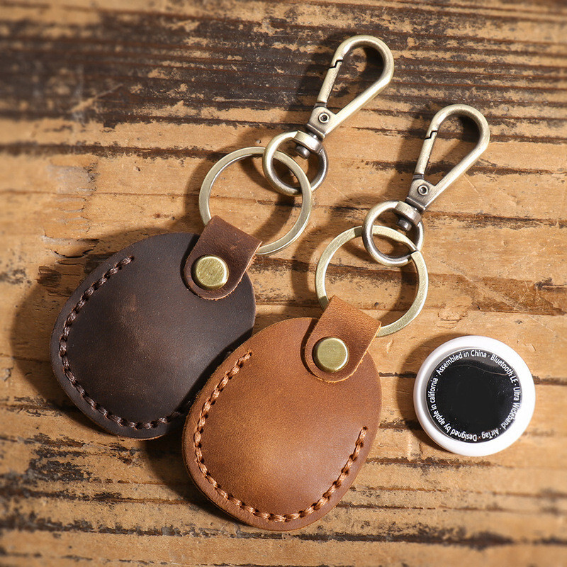 門禁卡保護套 門禁卡套 定位器保護套 皮套 鑰匙圈 防丟套 鑰匙扣 定位器感應器 防丟 真皮皮革套 防摔 防刮 178