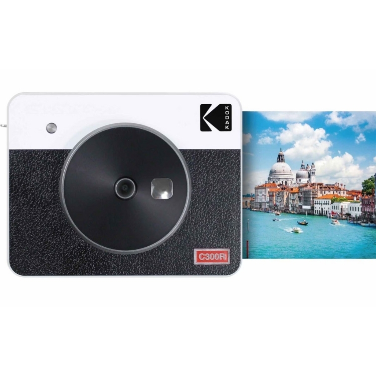 KODAK Mini Shot 3 Retro 方形即影即有相機 相機 + 相片打印機 C300RY/C300RW 升級版