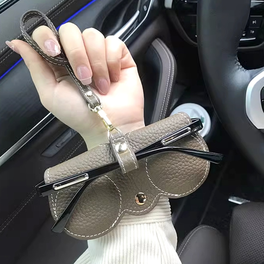 眼鏡袋 眼鏡盒 眼鏡收納 眼鏡 太陽眼鏡盒 便攜包 牛皮眼鏡袋 真皮眼鏡盒 眼鏡套 眼鏡收納包 眼鏡夾 收納袋 158