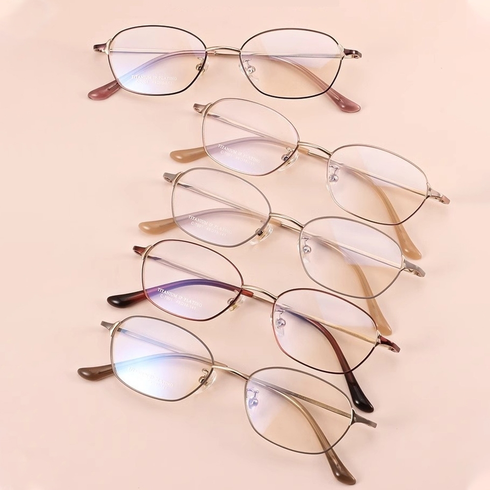 眼鏡框 小框眼鏡 圓框眼鏡 鈦架 眼鏡 女生眼鏡 無度數眼鏡 鏡架 素顏神器 搭配小物 眼鏡女 半鈦鏡 文青眼鏡 057