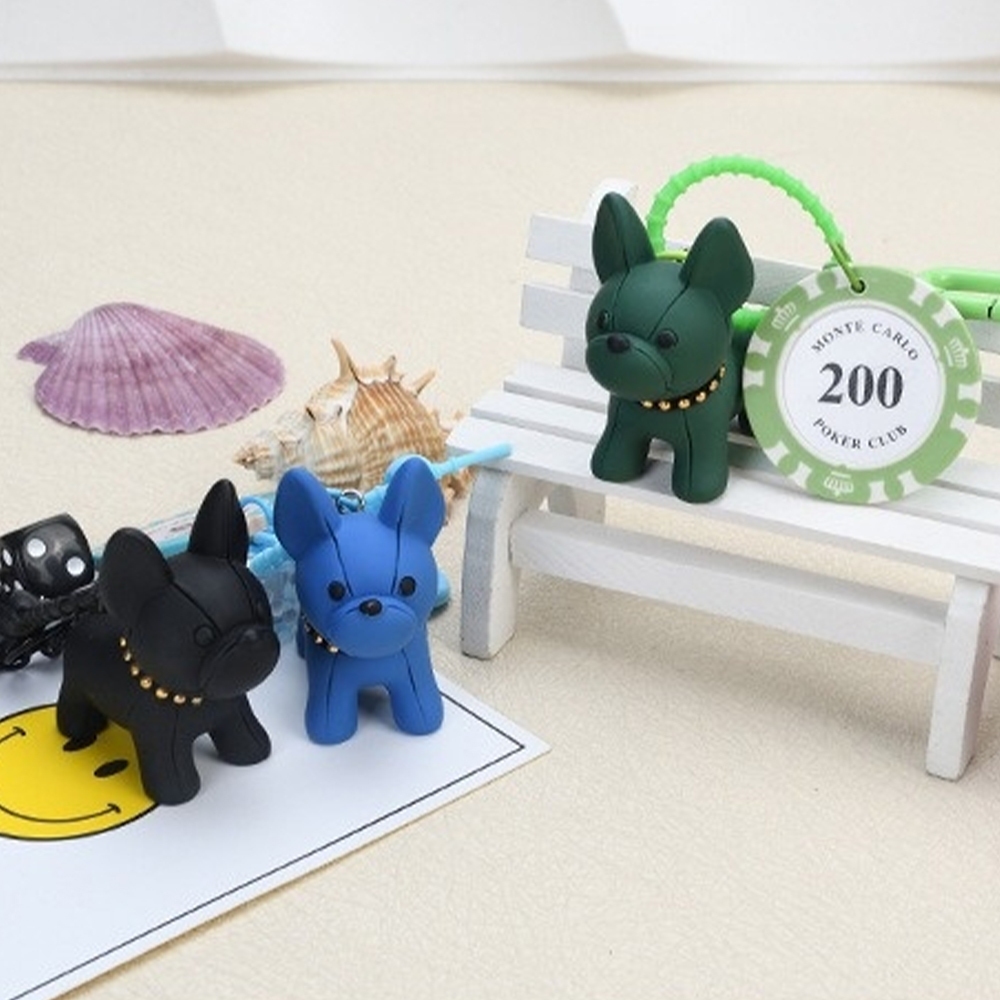 吊飾 鑰匙扣 小狗吊飾 骰子掛飾 籌碼吊飾 掛飾 蒙特卡洛籌碼 汽車鑰匙圈 包包掛件 配件 裝飾 禮物 立體吊飾 093