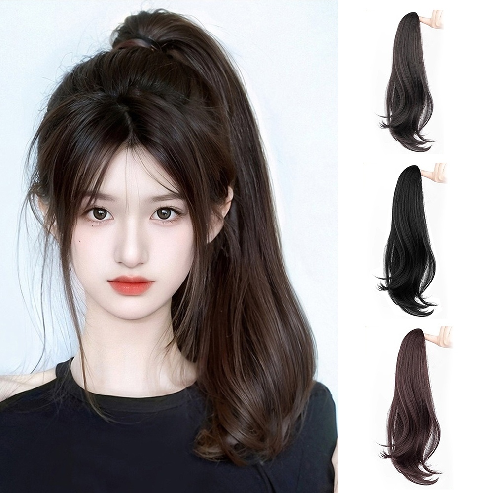 高馬尾假髮 卷髮 馬尾抓夾 假髮 仿真人髮 模擬真髮 假髮女 自然 蓬鬆 微卷 女生假髮 麻花辮 假辮子 顱頂增高080