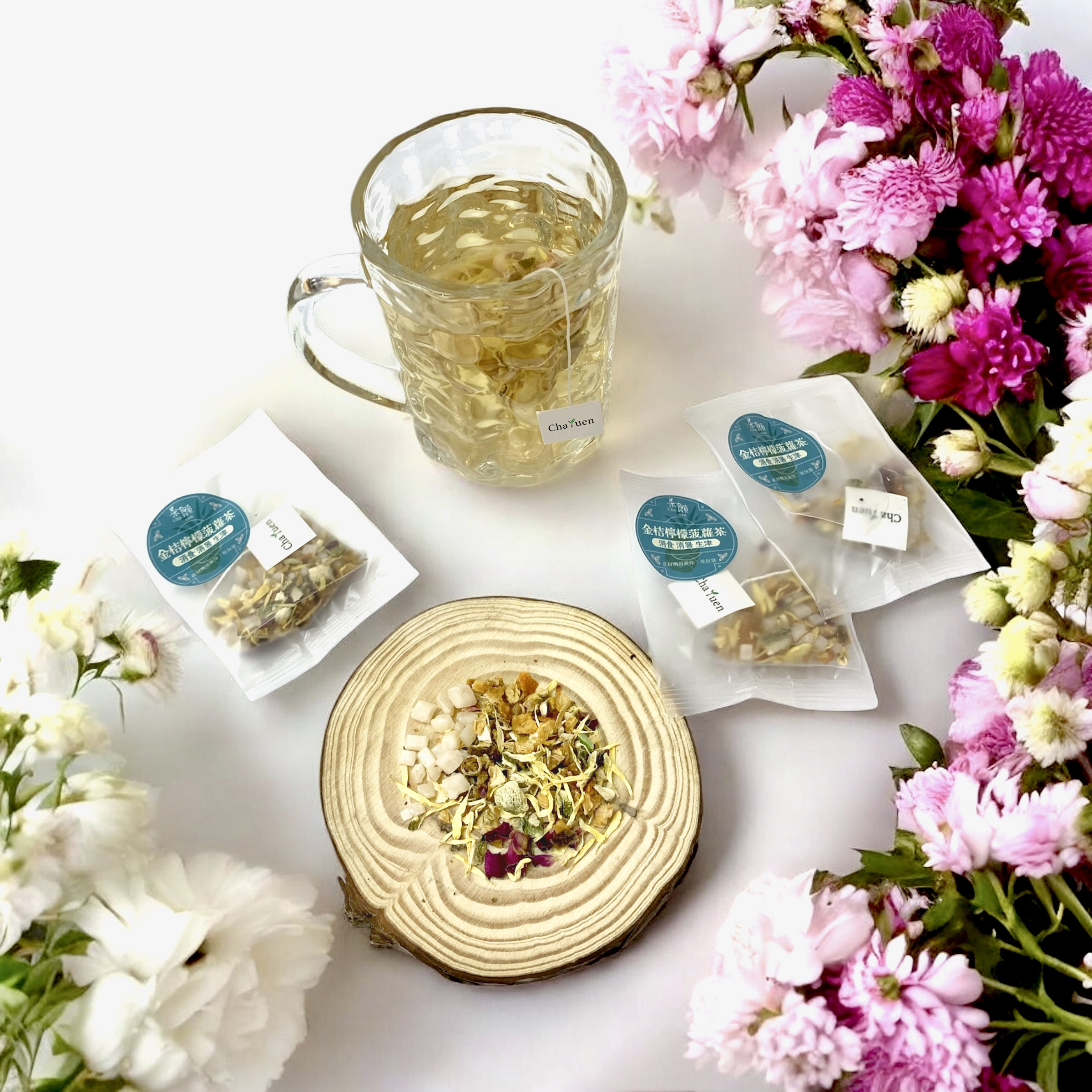 Cha Yuen - Kumquat Lemon Pineapple Tea (1 pack)