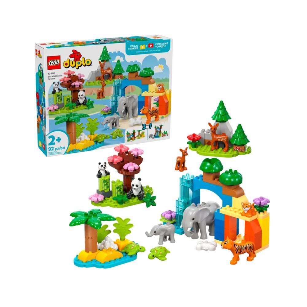 【FUNBOX】LEGO 10446 得寶 3和1 野生動物家庭