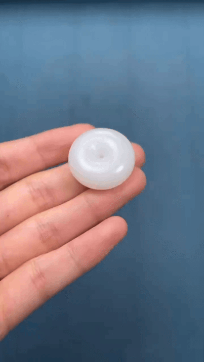 529234 和田白玉平安扣吊墜 (27.3mm直徑)