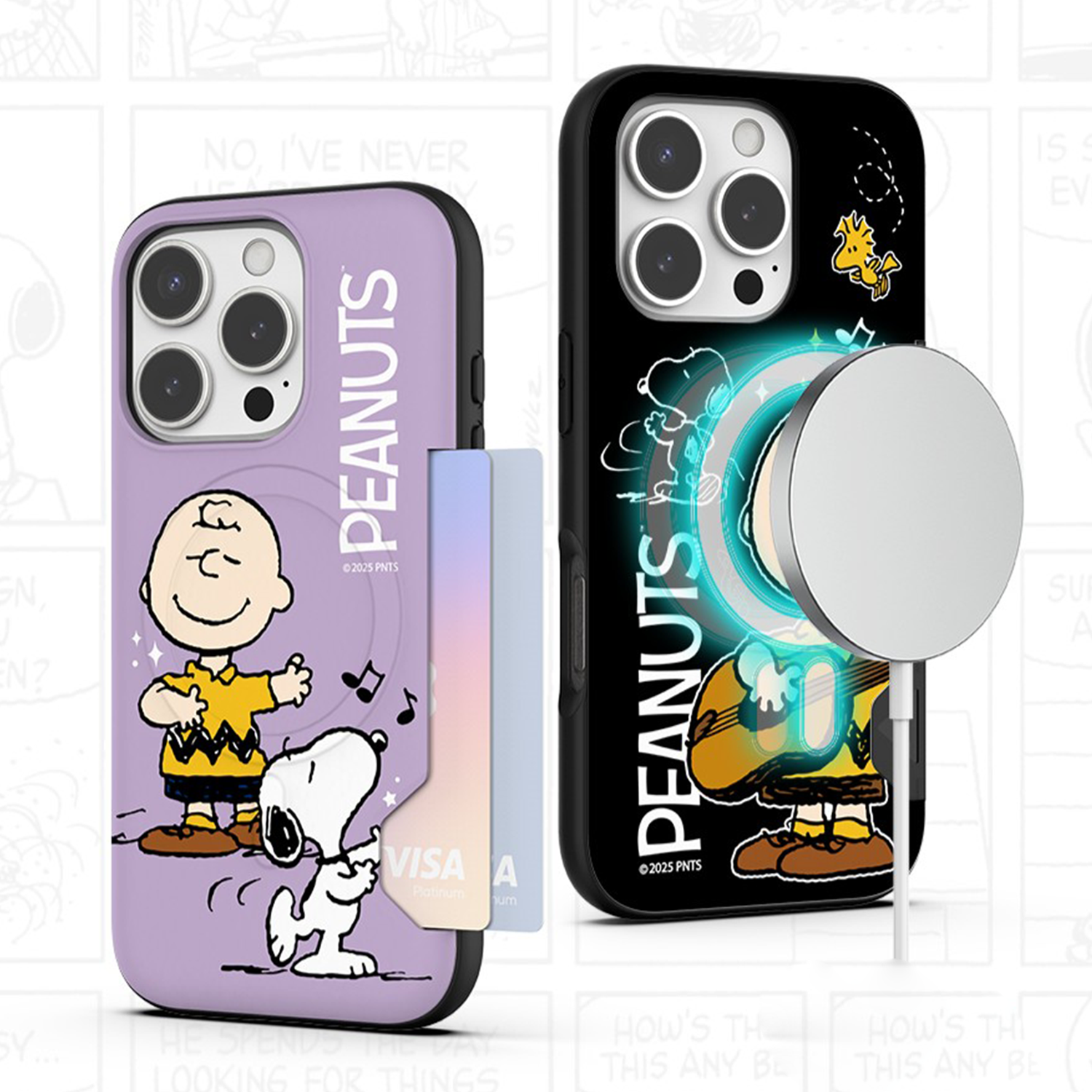 Snoopy - Magsafe Hard Card Case - 防撞插卡磁吸手機保護硬殼 TY