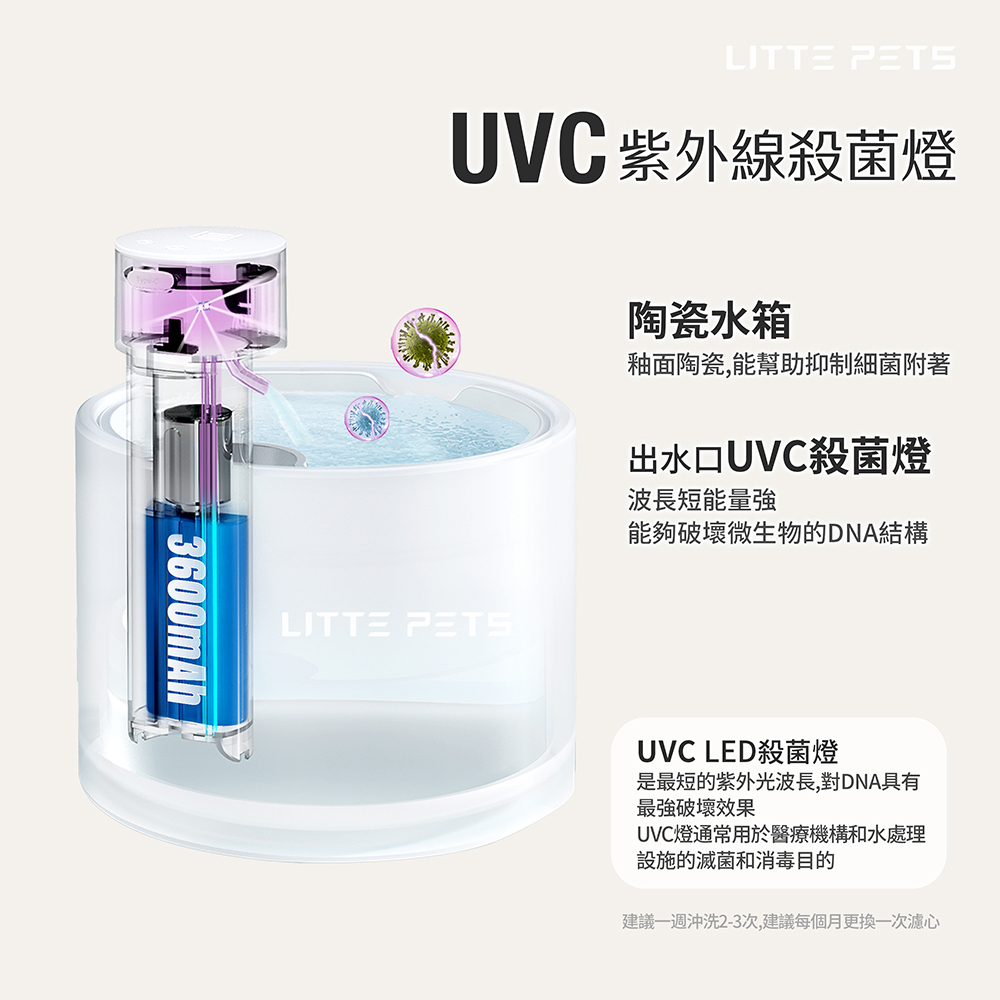 萊特 UV抑菌陶瓷飲水機