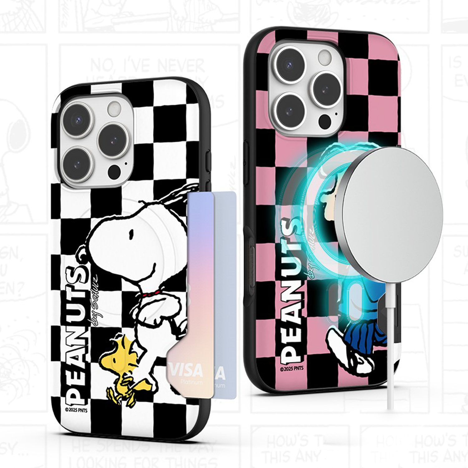 Snoopy - Magsafe Hard Card Case - 防撞插卡磁吸手機保護硬殼 TY