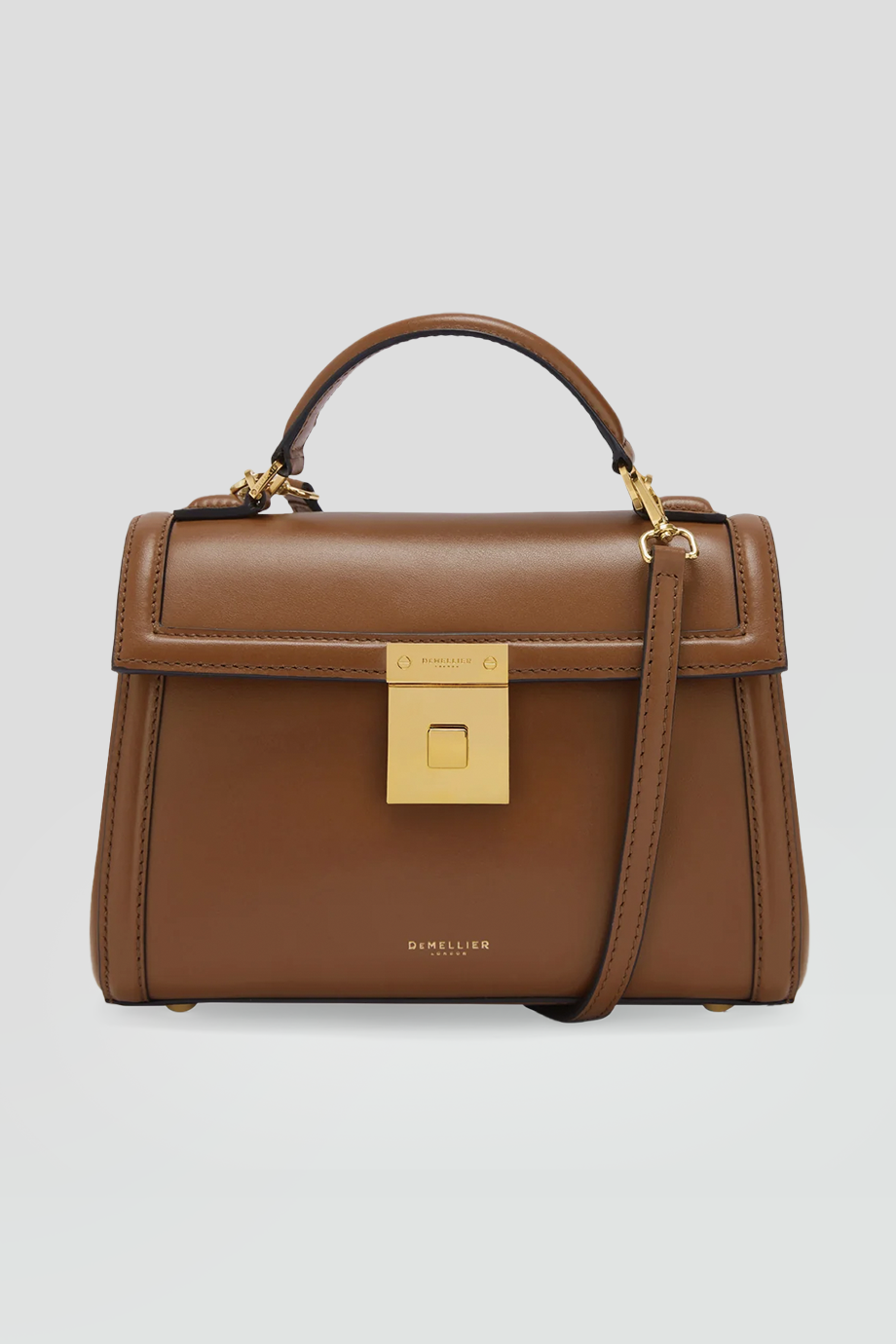 DeMellier｜PARIS 真皮飾邊梯形手拿包