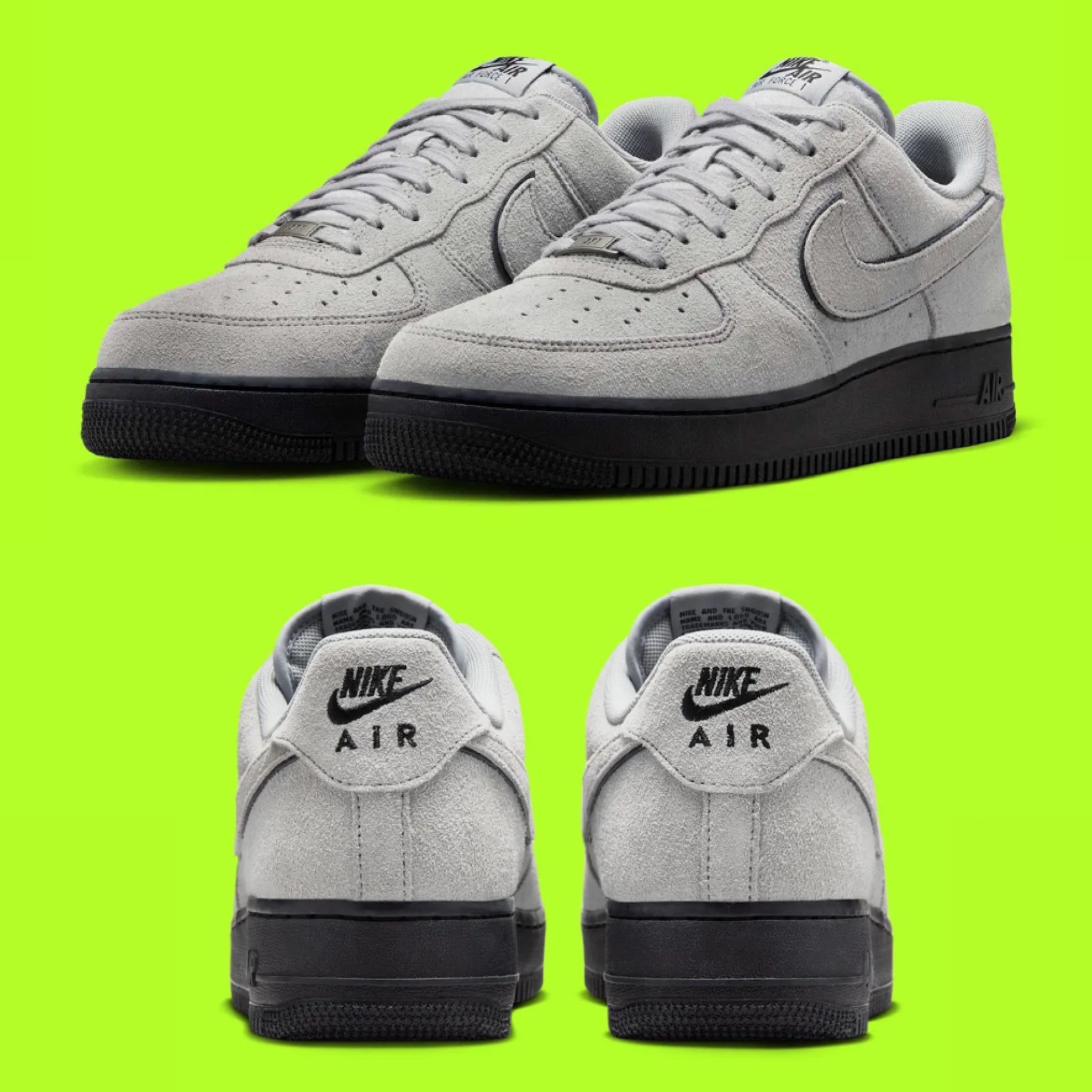 (預訂) Nike Air Force 1 Low - Grey Black