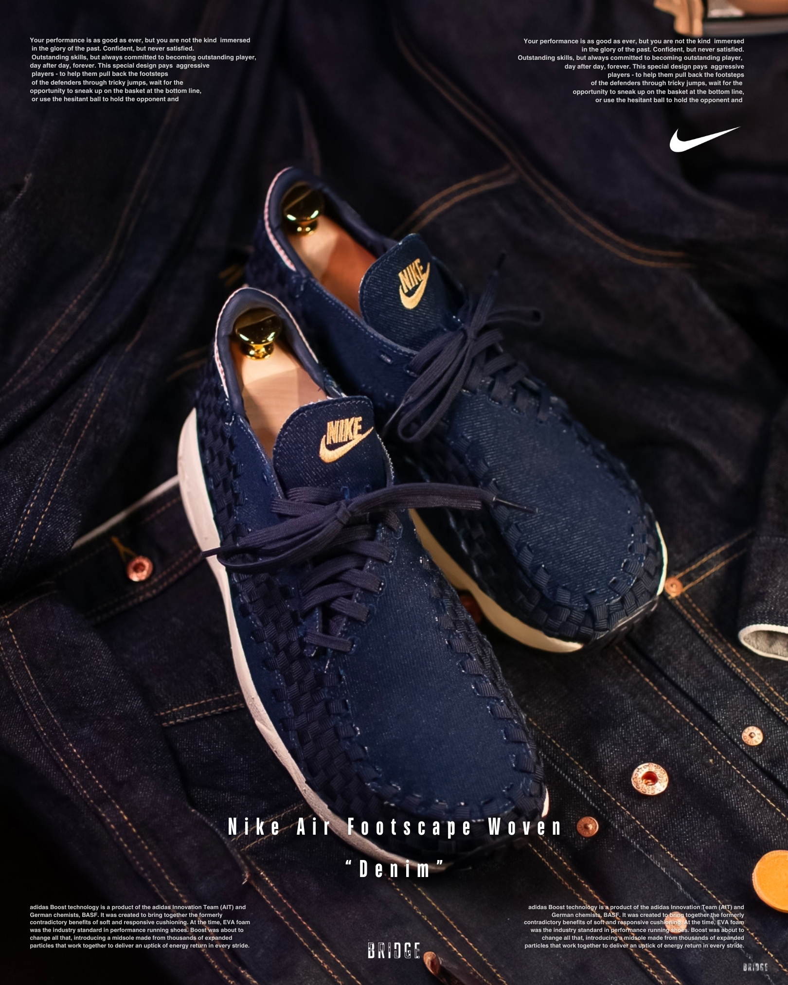 『超質感編織丹寧藍 🌀』Nike Air Footscape Wovens “Denim” HF1759-400