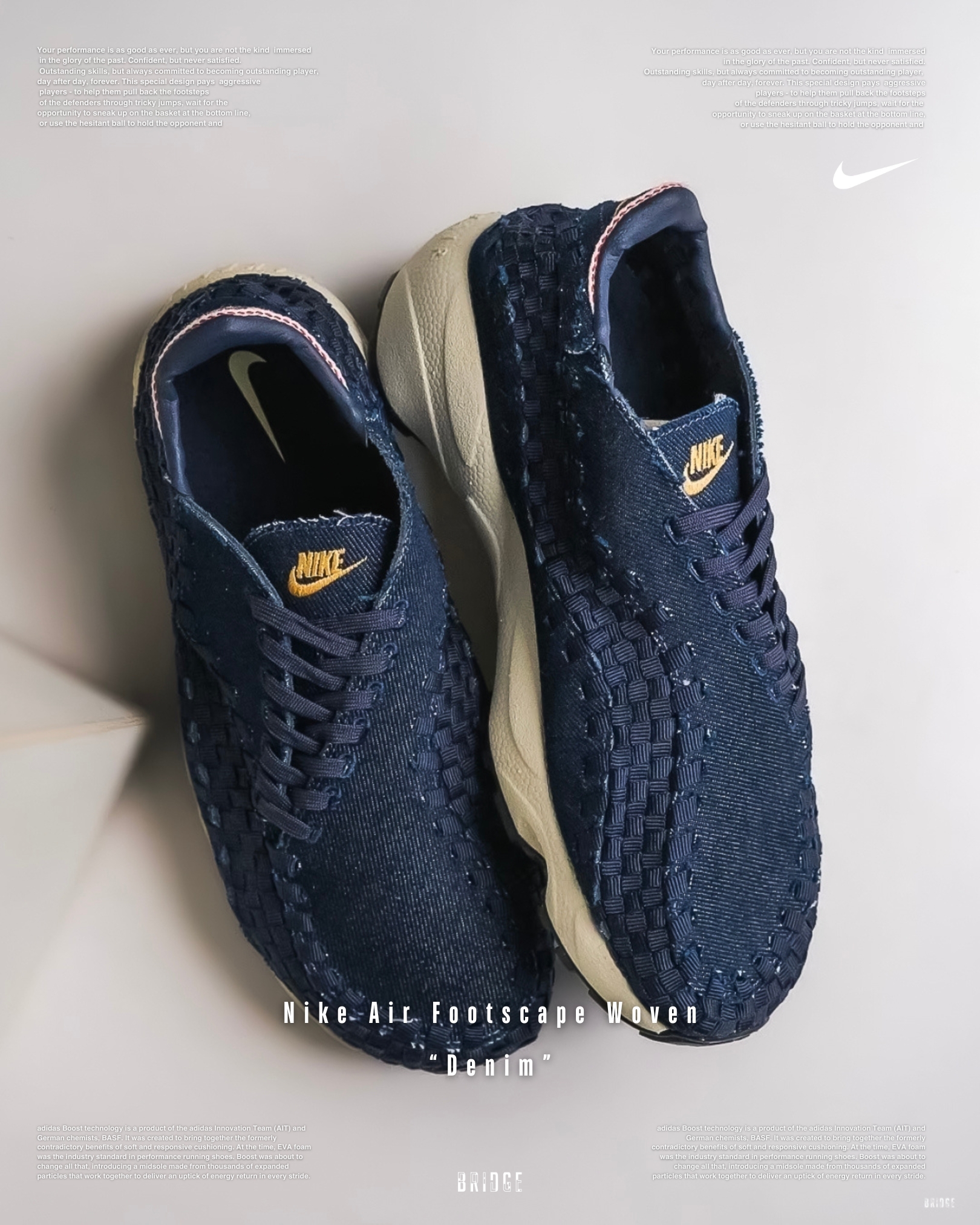 『超質感編織丹寧藍 🌀』Nike Air Footscape Wovens “Denim” HF1759-400