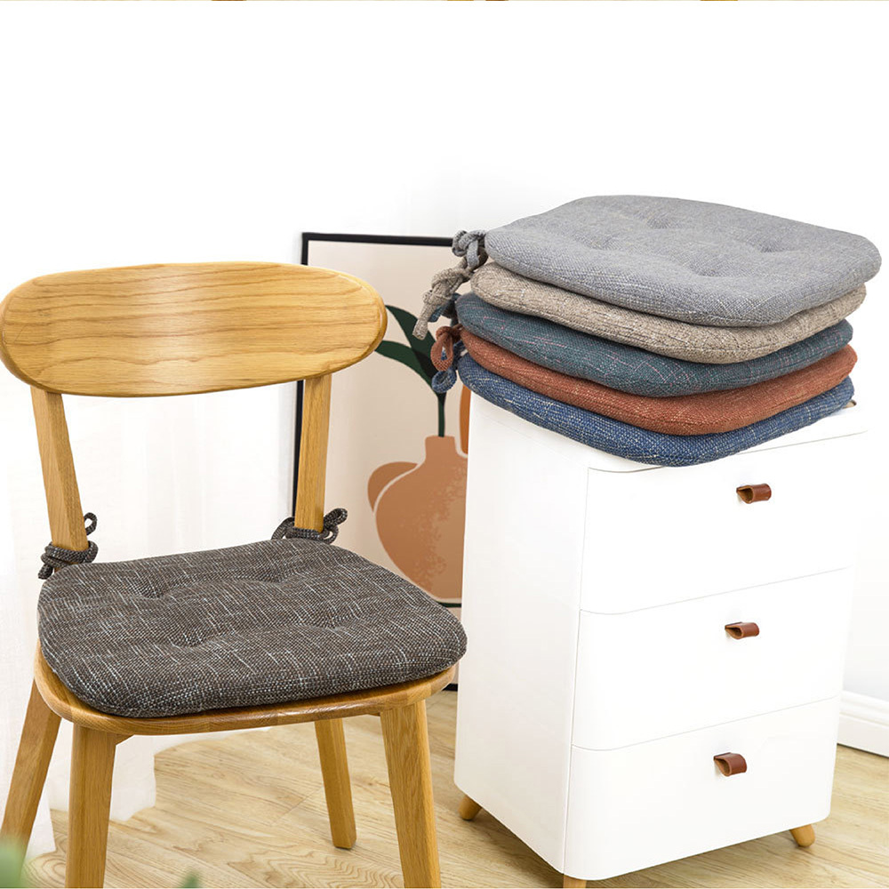 無印風簡約坐墊/餐椅墊(43x41x3cm)(多色可選)
