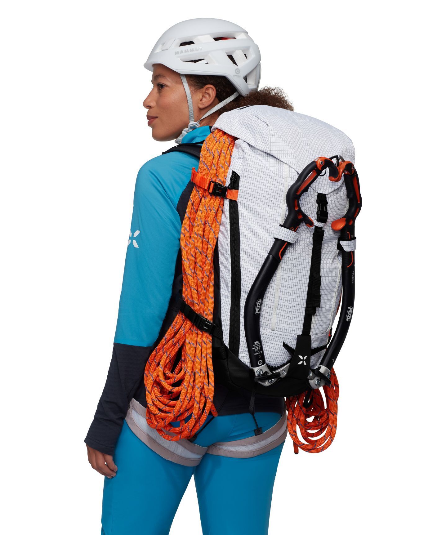 Mammut / 攀岩&徒步&攀冰&滑雪 / Trion 38L 女款 / 海洋藍/黑、白/黑 (M252001011)