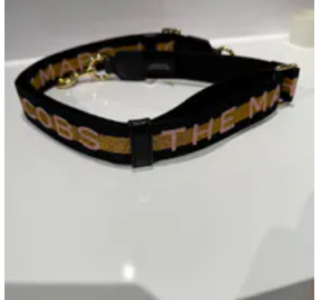 [S] MARC JACOBS NEW PINK MULTI M0014328-689 THE LOGO THIN WEBBING STRAP, 191267756615 (SMJ554)