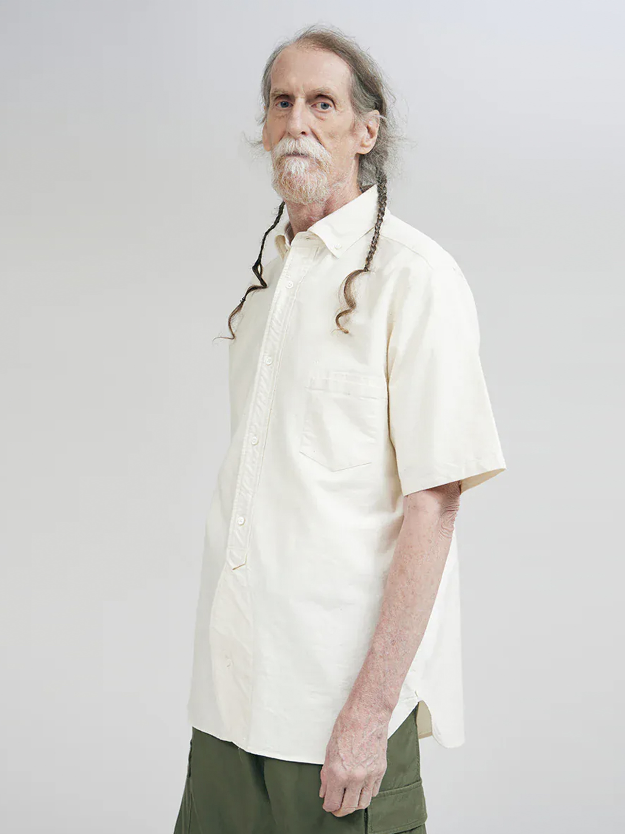 NIGEL CABOURN BRITISH OFFICERS SH TYPE2 S/S襯衫